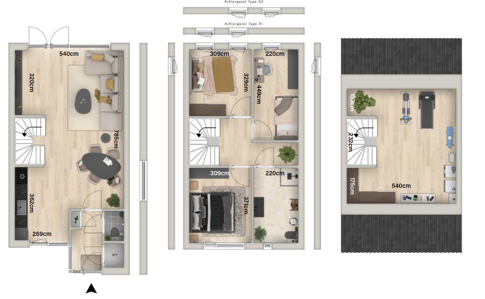 Plattegrond het Zwaluwnest - Welnest